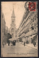 Cpa paris église usato  Spedire a Italy