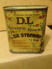 Scatola latta polvere usato  Medicina