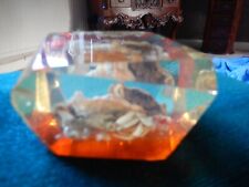 Vintage paperweight lucite for sale  ILKESTON