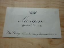 Etiquette vin morgon d'occasion  Quimperlé