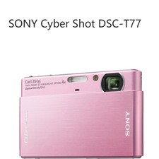 Câmera Digital Sony Cyber Shot DSC-T77 10.1MP CCD Vintage - 90% Nova - Rosa comprar usado  Enviando para Brazil