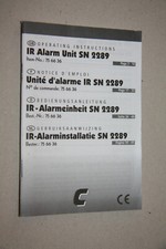 Bedienungsanleitung alarm unit gebraucht kaufen  Dortmund