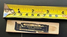 Pedra oleosa vintage Norton Abrasives Pike Lily White Washita comprar usado  Enviando para Brazil