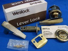 Weslock polished brass for sale  Saint Maries
