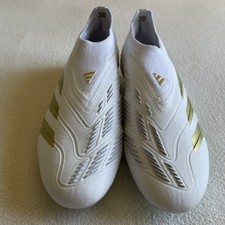 Chuteiras de futebol Adidas Predator Elite FG masculinas sem lacre tamanho 7 brancas douradas, usado comprar usado  Enviando para Brazil