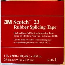 Fita de emenda de borracha 3M Scotch 23, autofusível, isolante, baseada em EPR - NOVA comprar usado  Enviando para Brazil