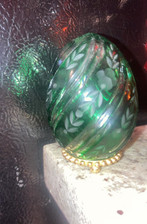 Exquisite faberge green for sale  Adamsburg