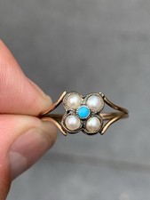 9ct gold turquoise for sale  BRIGHTON