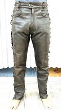 Motorcycle leather trousers d'occasion  Expédié en Belgium