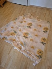 Schlaufenschals gelb rosen gebraucht kaufen  Velbert