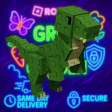 🟢🦖T-Rex 🦖🌱UPRAWIAJ OGRÓD🌱🐶 ZWIERZĘTA🐶 🎮ROBLOX🎮 Super szybka dostawa🚀 na sprzedaż  Wysyłka do Poland
