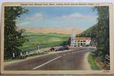 Cartão postal antigo vintage com vista postal Massachusetts MA Mohawk Trail Hairpin Turn comprar usado  Enviando para Brazil