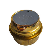 Vintage Bronze Spirit Burner AVISO QUENTE Fogão de Acampamento Marítimo Colecionável comprar usado  Enviando para Brazil