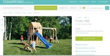 Cedarworks outdoor playset for sale  Summit