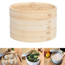 Tier bamboo steamer for sale  BRADFORD