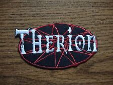 THERION, FERRO NO VERMELHO COM PATCH BORDADO BRANCO comprar usado  Enviando para Brazil