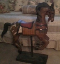 Antique wooden carousel for sale  Cary