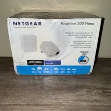 Adaptador Ethernet extensor de internet NETGEAR Powerline 200 Nano XAVB2101 lacrado, usado comprar usado  Enviando para Brazil
