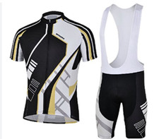 Myneko Kit de Ciclismo Jersey y Culote corto Conjunto Para Hombres XL Negro Amarillo Carrera segunda mano  Embacar hacia Mexico
