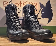 Black leather military for sale  WALTHAM ABBEY