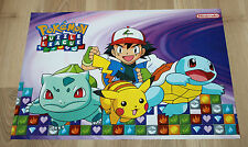 2000 Nintendo Pokemon Puzzle League & The Mummy Game raro pôster pequeno 30x42cm comprar usado  Enviando para Brazil