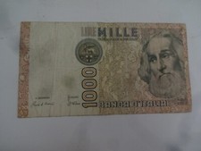 Banknote italia 1000 Lire Marco Polo circulated as in photos na sprzedaż  PL