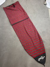 Capa/meias de prancha de surf stretch FCS 7'0" DIVERTIDA listrada cinza e vermelha FS Bnfts caridade comprar usado  Enviando para Brazil