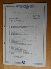 Vespa richtzeitentabelle 1991 gebraucht kaufen  Wiesloch