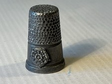 Vintage pewter thimble for sale  HALIFAX