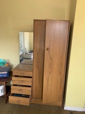 Retro wardrobe dresser for sale  CHESTERFIELD