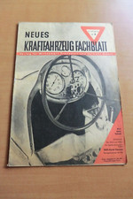 Neues kraftfahrzeug fachblatt gebraucht kaufen  Könnern