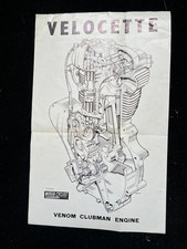 Original velocette venom for sale  WESTON-SUPER-MARE