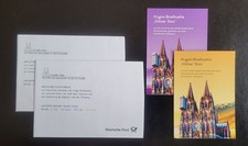 2 x znaczek pocztowy Booklet Katedra w Kolonii 2024 czysty fioletowy + żółty na sprzedaż  Wysyłka do Poland