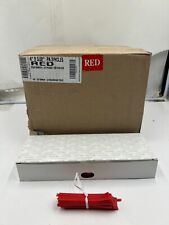Caixa de 50.000-Bedford Industries Inc. 4" x 5/32" gravatas de saco de papel laminado vermelho comprar usado  Enviando para Brazil