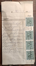 1943 foggia ricevuta usato  Italia