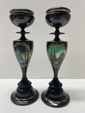 Pair wooden black for sale  Newtown