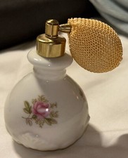 Frasco de perfume vintage atomizador porcelana feito no Japão Willitts importações floral comprar usado  Enviando para Brazil