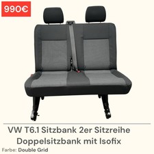 Sitzbank sitz 2er gebraucht kaufen  Küstrin-Kietz