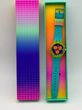 Swatch neon chrono usato  Napoli