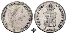 REGNO LOMBARDO-VENETO 1/4 lira austriaca 1823 Milano ARGENTO Francesco I, usado comprar usado  Enviando para Brazil