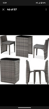 Rattan bistro table for sale  BURTON-ON-TRENT