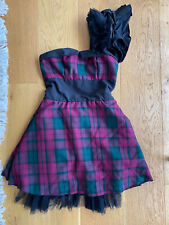 Purple black tartan for sale  WARRINGTON