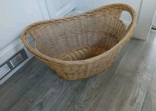 Vintage curved wicker for sale  HULL
