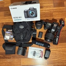 Usado, Kit de câmera Canon EOS 80D 24.2MP DSLR e lente EFS 18-135mm [ENORME KIT INICIAL] comprar usado  Enviando para Brazil