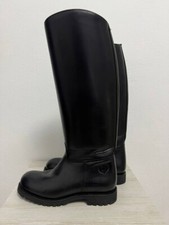 Botas de couro alto preto com zíper aventura em relevo motocicleta tamanho 41M comprar usado  Enviando para Brazil