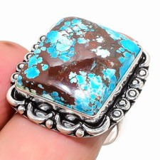 Usado, Anel de prata esterlina 925 com pedra preciosa natural nepalesa Bali tamanho 9,5 j29 comprar usado  Enviando para Brazil