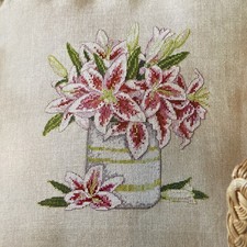 Vase stargazer lily for sale  LEICESTER