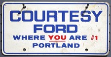 Dealer license plate for sale  Onalaska