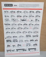 Wiking bildpreisliste 1978 gebraucht kaufen  Kiel