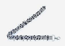 Musical notes lanyard for sale  COLCHESTER